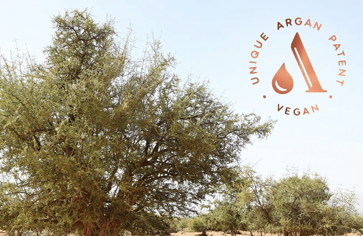 עץ הארגן במדבר עם תו פטנט ייחודי לתאי גזע טבעוניים לטיפוח העור