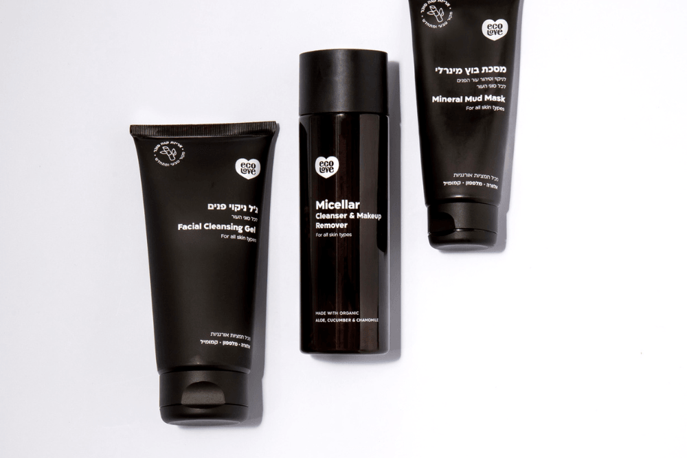 מוצרים לעור פנים שמן אילוסטרציה