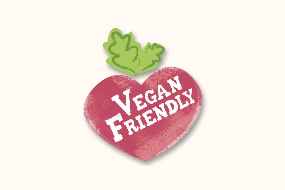 ויגן פרינדלי vegan freindly לוגו