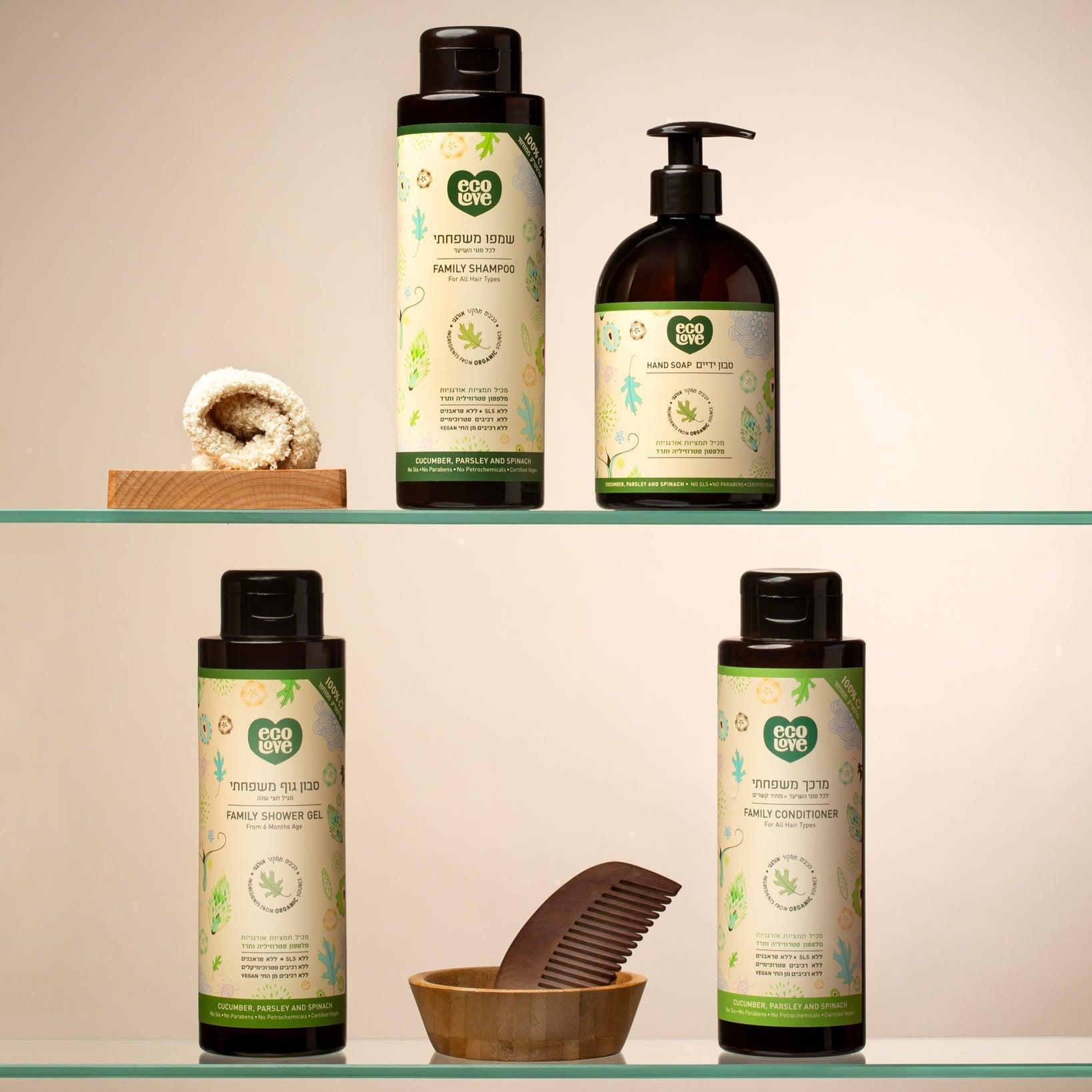 סבון גוף משפחתי מגיל חצי שנה, אריזת חיסכון 5 ליטר