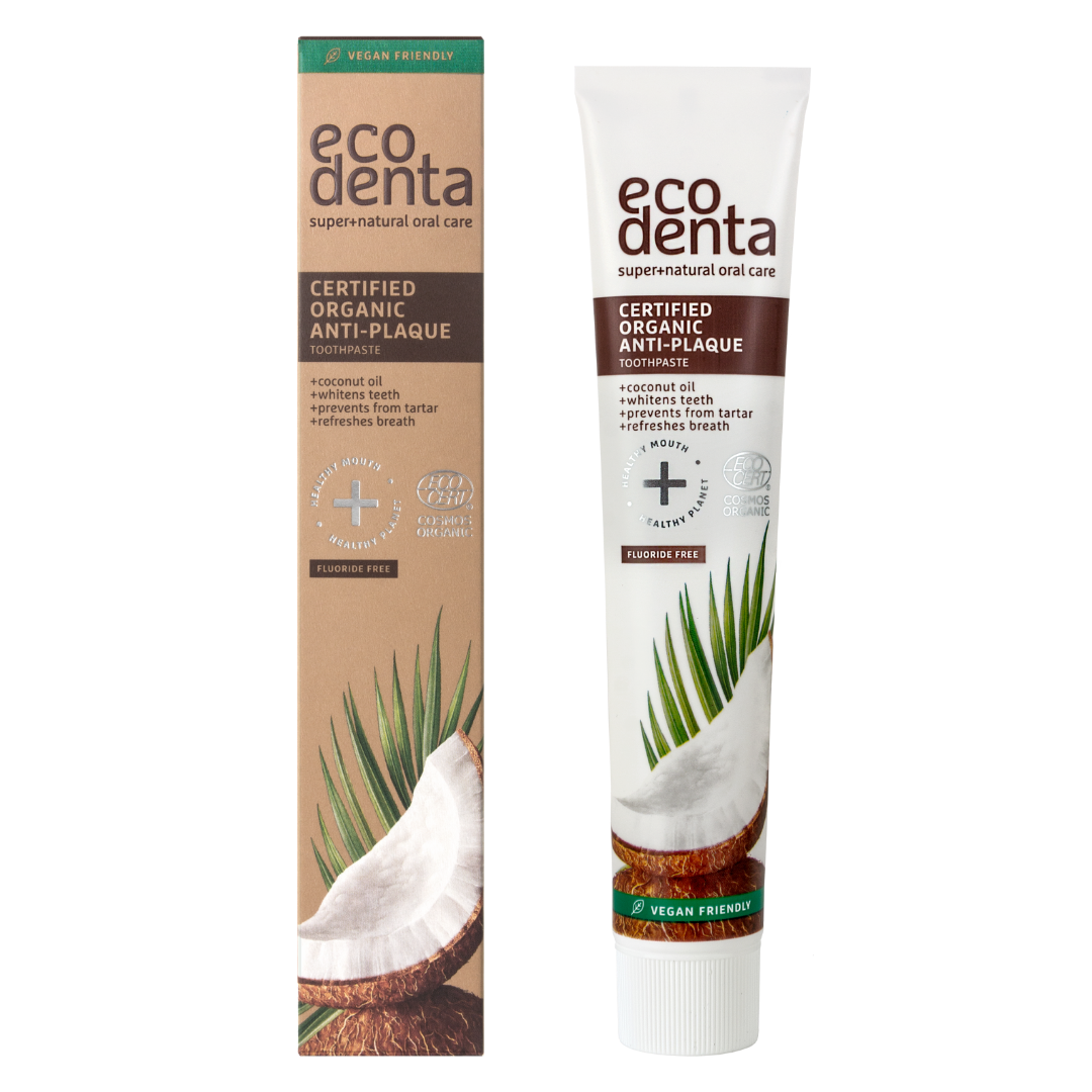 משחת שיניים אורגנית עם שמן קוקוס