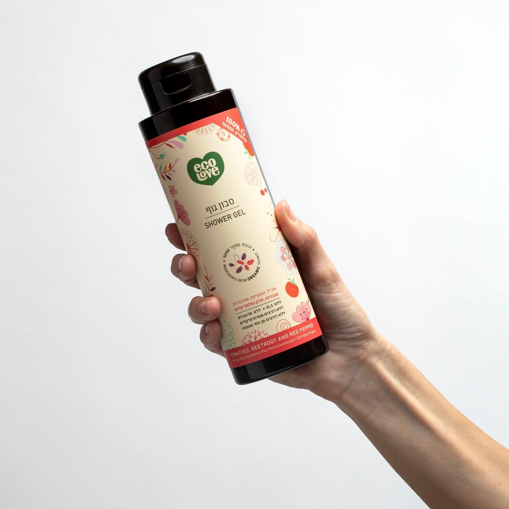 סבון גוף טבעי ירקות אדומים ecoLove