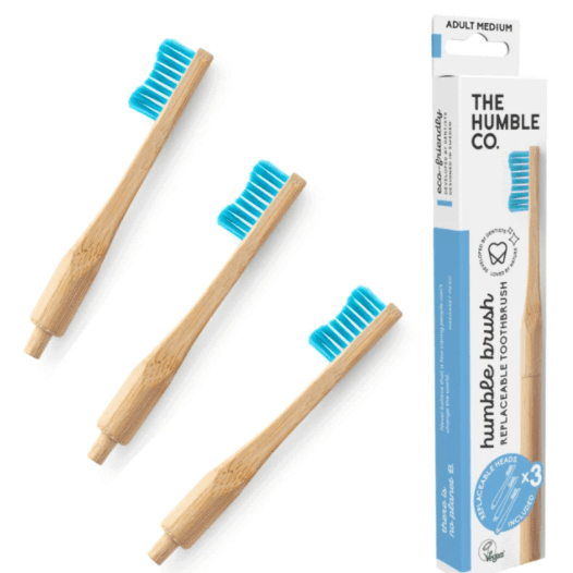 מברשת שיניים רכה מבמבוק, Humble Brush כחול
